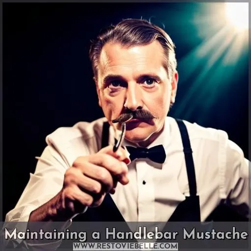 Maintaining a Handlebar Mustache
