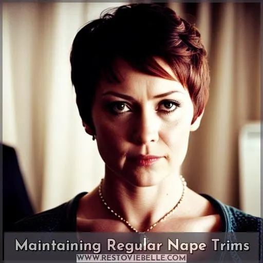 Maintaining Regular Nape Trims