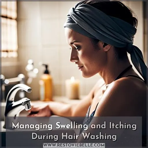 Managing Swelling and Itching During Hair Washing