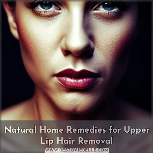 Natural Home Remedies for Upper Lip Hair Removal