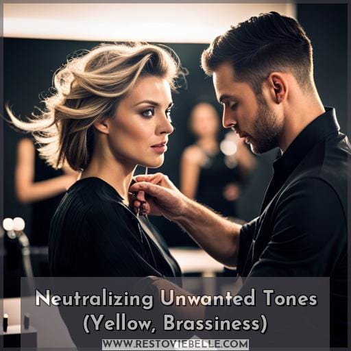 Neutralizing Unwanted Tones (Yellow, Brassiness)
