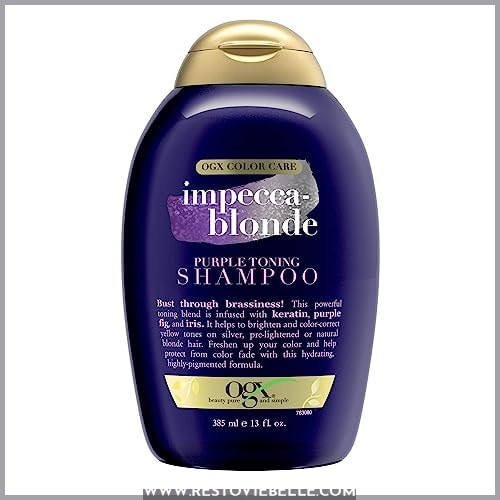OGX Impecca-Blonde Purple Toning Shampoo,