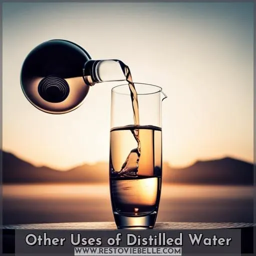 Other Uses of Distilled Water