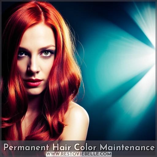 Permanent Hair Color Maintenance