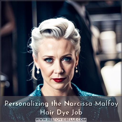 Personalizing the Narcissa Malfoy Hair Dye Job