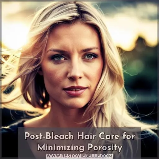 Post-Bleach Hair Care for Minimizing Porosity