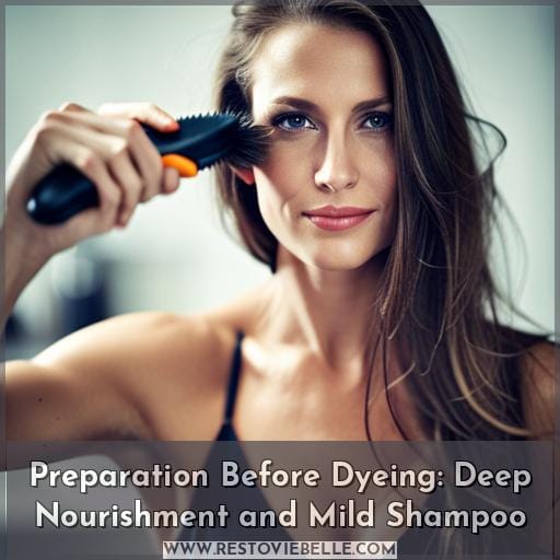 Preparation Before Dyeing: Deep Nourishment and Mild Shampoo