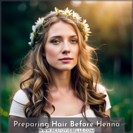 Preparing Hair Before Henna