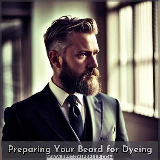 Preparing Your Beard for Dyeing