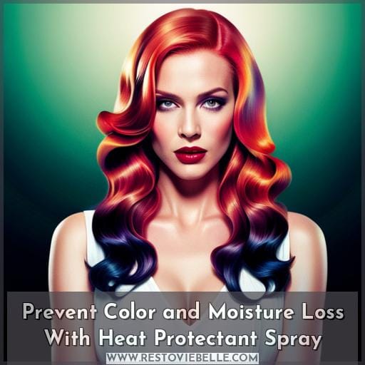 Prevent Color and Moisture Loss With Heat Protectant Spray