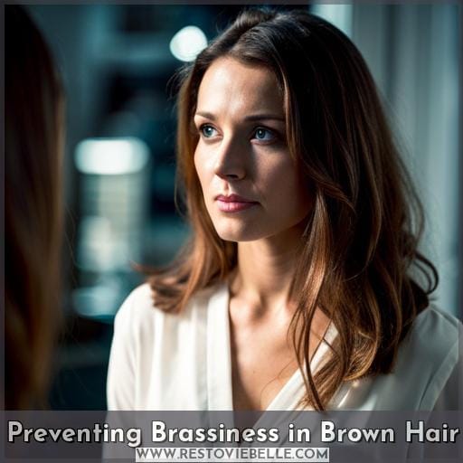 Preventing Brassiness in Brown Hair