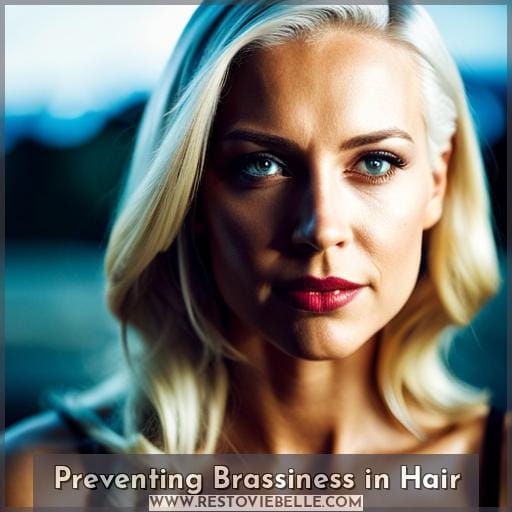 Preventing Brassiness in Hair