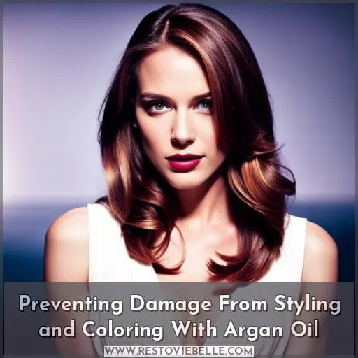 Preventing Damage From Styling and Coloring With Argan Oil
