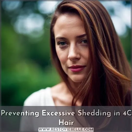 Preventing Excessive Shedding in 4C Hair