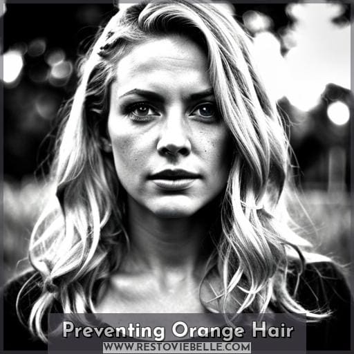 Preventing Orange Hair