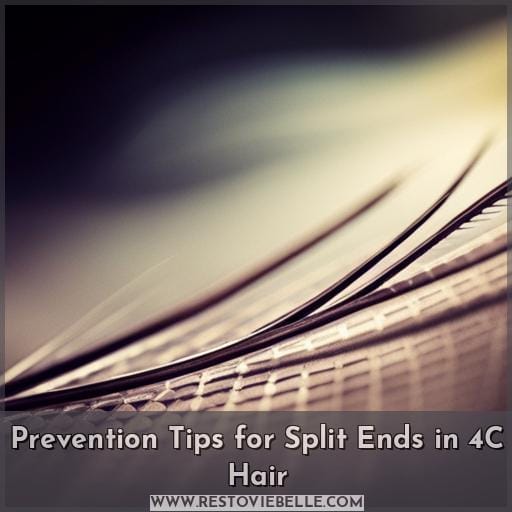 Prevention Tips for Split Ends in 4C Hair