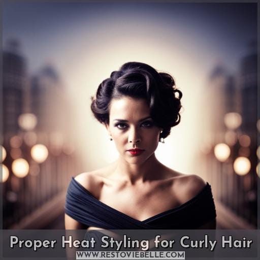 Proper Heat Styling for Curly Hair