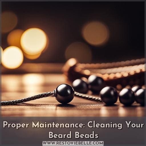 Proper Maintenance: Cleaning Your Beard Beads