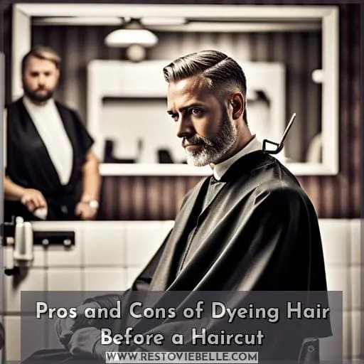 Pros and Cons of Dyeing Hair Before a Haircut