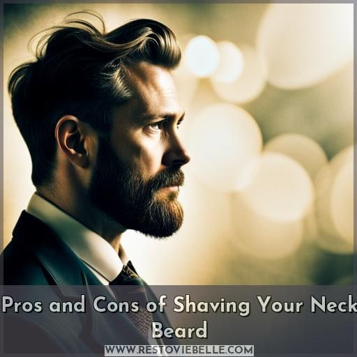 Pros and Cons of Shaving Your Neck Beard