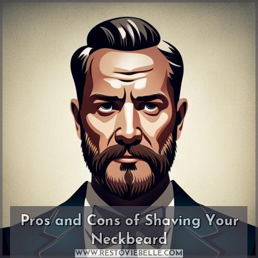 Pros and Cons of Shaving Your Neckbeard