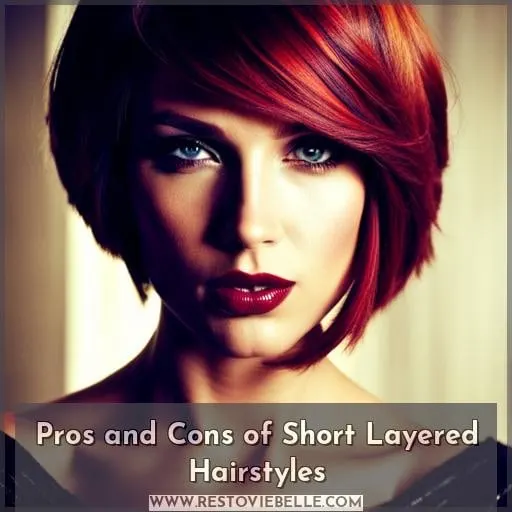 Pros and Cons of Short Layered Hairstyles