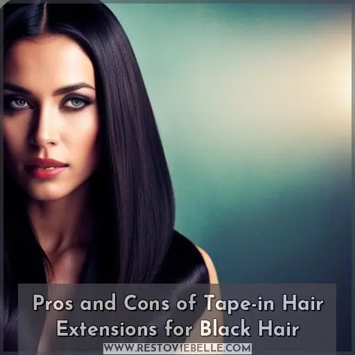 Pros and Cons of Tape-in Hair Extensions for Black Hair