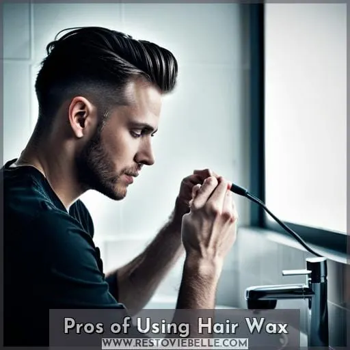 Pros of Using Hair Wax