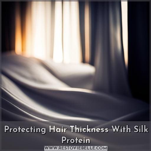 Protecting Hair Thickness With Silk Protein