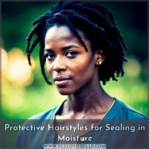 Protective Hairstyles for Sealing in Moisture