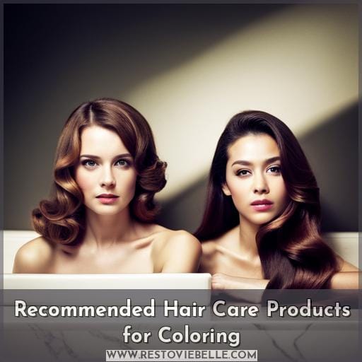 Recommended Hair Care Products for Coloring