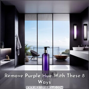 remove purple hue from purple shampoo