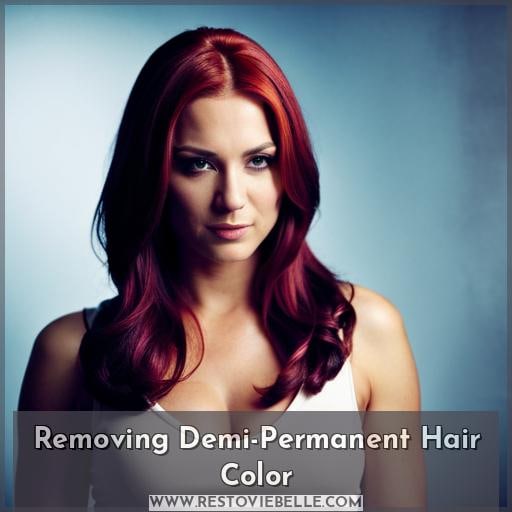 Removing Demi-Permanent Hair Color