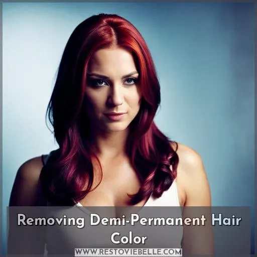 Removing Demi-Permanent Hair Color