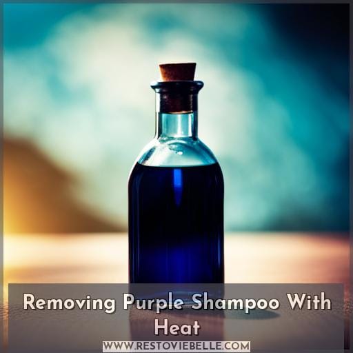 Removing Purple Shampoo With Heat