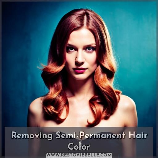 Removing Semi-Permanent Hair Color