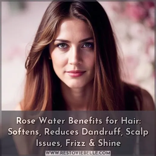 rose water benefits for hair