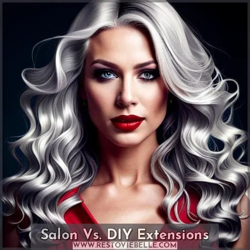 Salon Vs. DIY Extensions