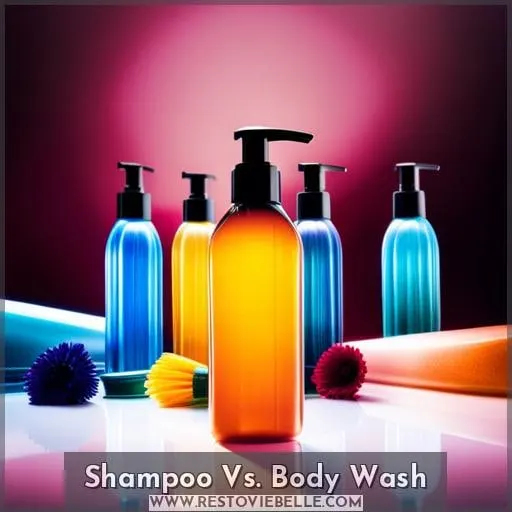 Shampoo Vs. Body Wash
