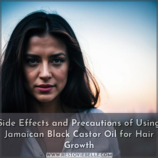 Side Effects and Precautions of Using Jamaican Black Castor Oil for Hair Growth