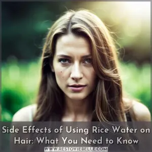 side effects of rice water on hair