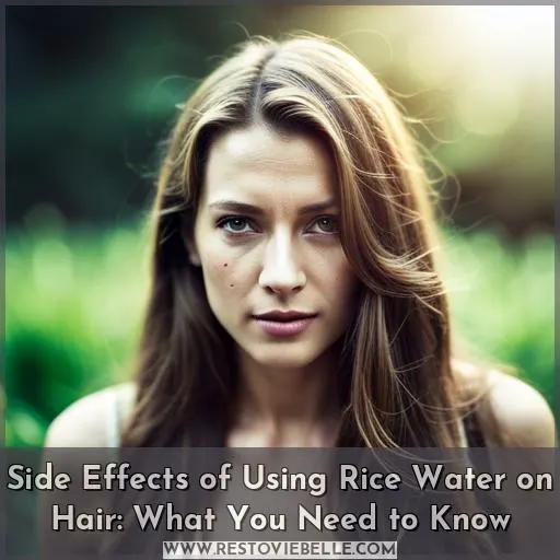 side effects of rice water on hair