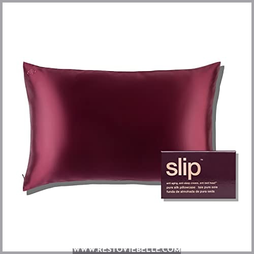 Slip Silk Queen Pillowcase, Plum