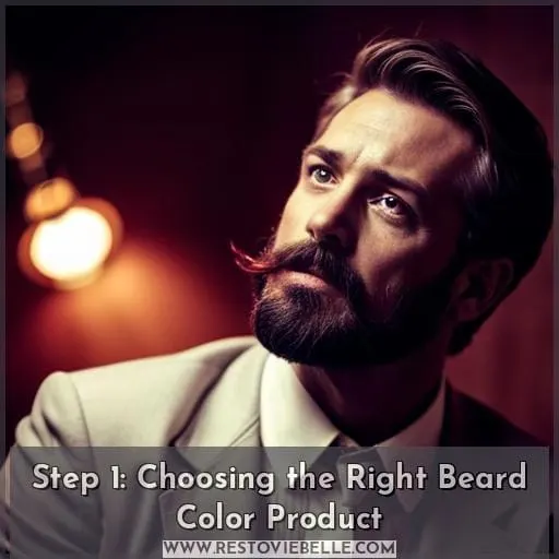 Step 1: Choosing the Right Beard Color Product