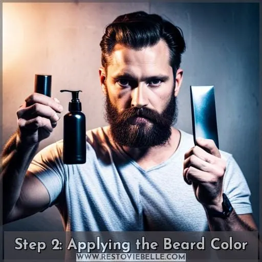 Step 2: Applying the Beard Color