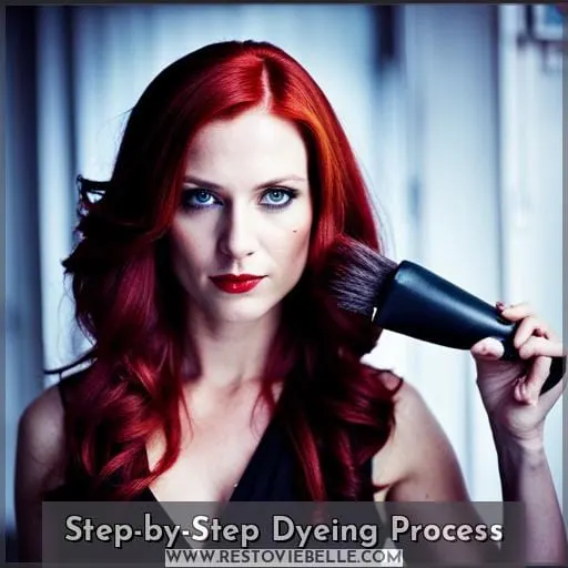 Step-by-Step Dyeing Process
