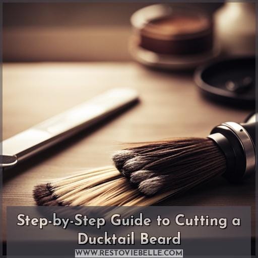 Step-by-Step Guide to Cutting a Ducktail Beard
