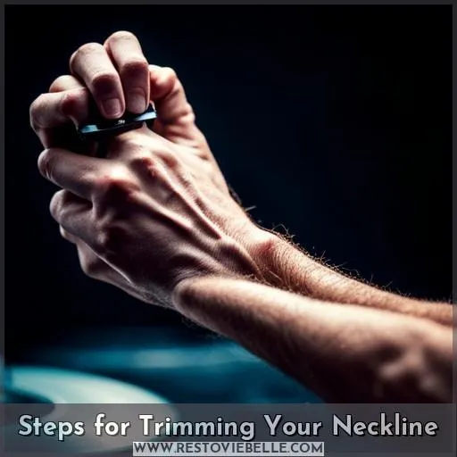 Steps for Trimming Your Neckline