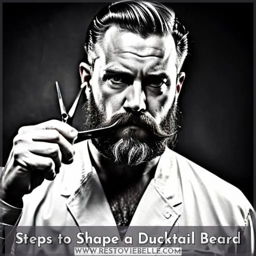 Steps to Shape a Ducktail Beard