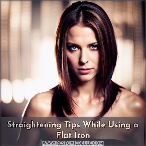 Straightening Tips While Using a Flat Iron